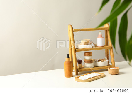 Self care concept, bamboo accessories for self care 105467690