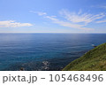 北海道 真夏の積丹、神威岬 105468496