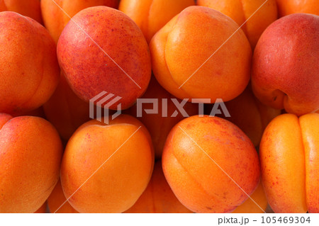 Composition with apricot, concept of tasty and fresh fruit 105469304