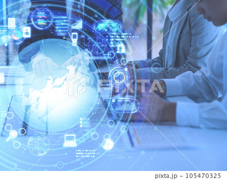 働く仲間たち、ビジネスシーン 105470325