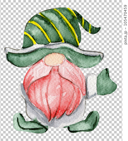 Watercolor scandinavian Christmas gnomes. Christmas decoration and characters. Watercolor elements.Design for baby shower party, birthday, cake, holiday celebration design, greetings card, invitation. Watercolor scandinavian Christmas gnomes. Christmas decoration and characters. Watercolor elements.Design for baby shower party, birthday, cake, holiday celebration design, greetings card, invitation. 105470459