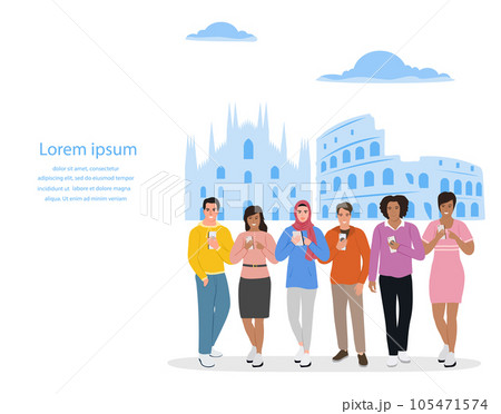 People Travel Tourist Italy Europe Summer Holiday 105471574