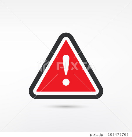 Warning vector icon in modern design style for...のイラスト素材 [105473765 ...
