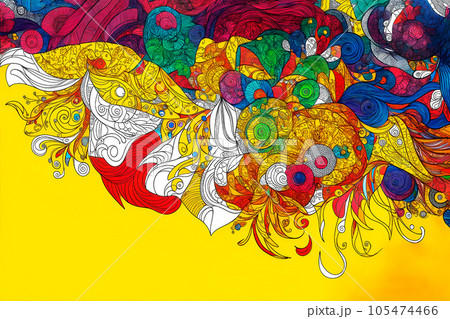 抽象画は、具体的な対象物を描写しない絵画です。抽象画は、形