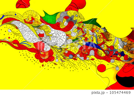 抽象画は、具体的な対象物を描写しない絵画です。抽象画は、形、線、色