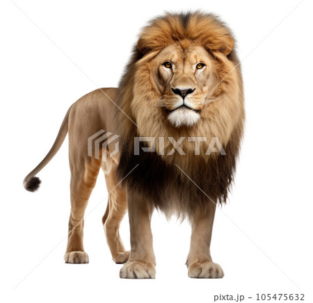 Lion animal isolated Lion animal isolated 105475632