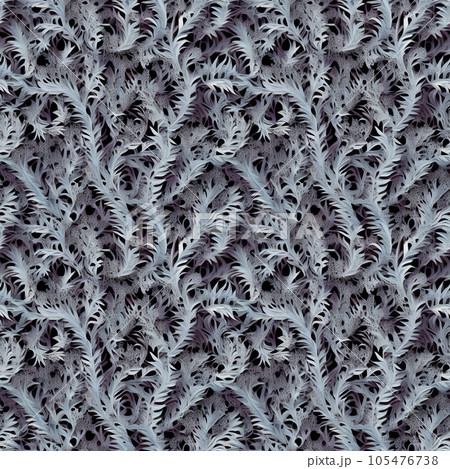 タイル状に並べてシームレスにつながる素材　植物風 16 105476738