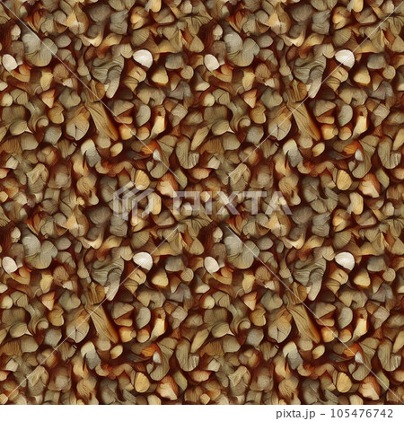 タイル状に並べてシームレスにつながる素材　植物風 20 105476742