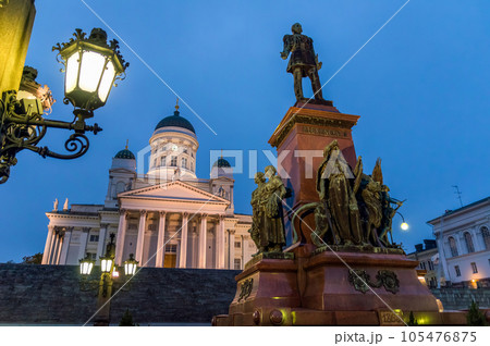 The Senate Square in Helsinki, Finland 105476875