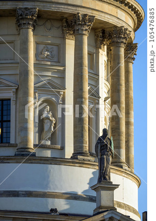 Neue Kirche on Gendarmenmarkt square in Berlin, Germany 105476885