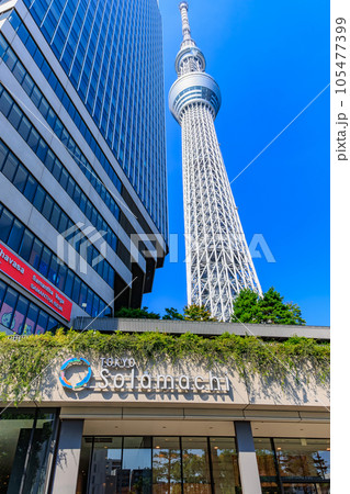 東京　墨田区　東京スカイツリーと東京ソラマチ 105477399