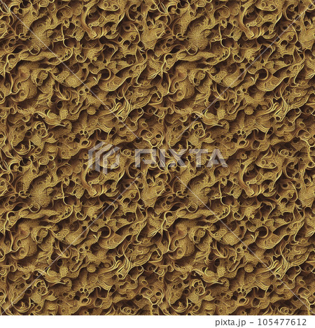 無限タイル　木くずの模様　3 105477612