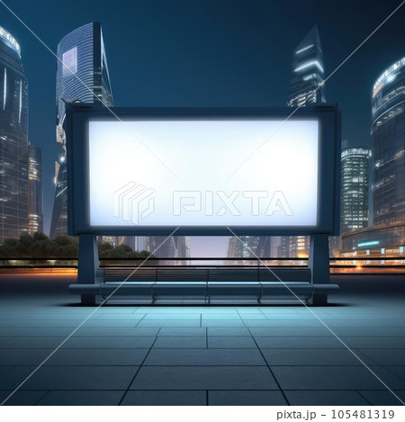 Technological background, empty space, mock-up 105481319