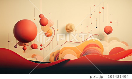 Abstract beautiful multi-colored background 105481494