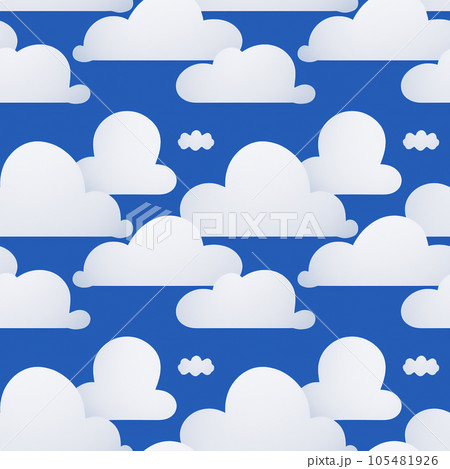 無限タイル 雲いっぱいの空 6 無限タイル 雲いっぱいの空 6 105481926