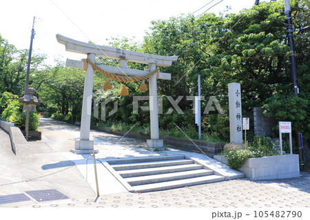 神奈川県鎌倉市腰越の小動神社の風景 神奈川県鎌倉市腰越の小動神社の風景 105482790