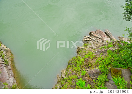 《岐阜県》坂祝町を流れる木曽川 105482908