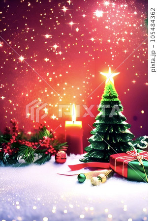 クリスマスイメージ　AI生成画像　デジタルアート 105484362
