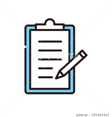 クリップボード　バインダー　アイコン 105485425