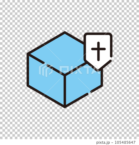 箱 守る 盾 アイコン 箱 守る 盾 アイコン 105485647