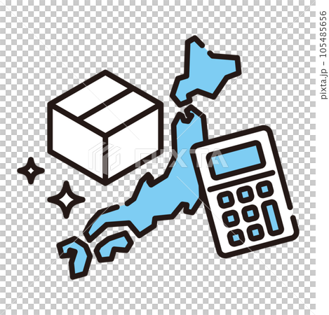 ふるさと納税　箱　アイコン 105485656