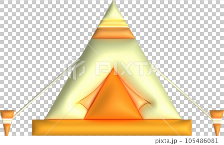3d illustration camping travel tent equipment ,Tourist camp tents 105486081