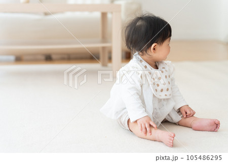 生後9ヶ月の赤ちゃん 105486295
