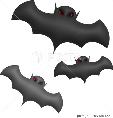 3d illustration flying bat for halloween festival 105486422