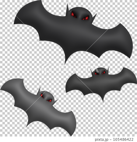3d illustration flying bat for halloween festival 105486422