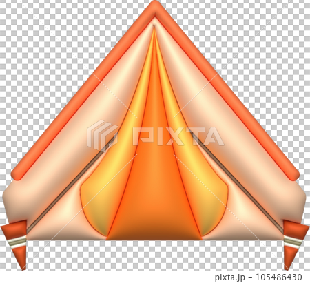 3d illustration camping travel tent equipment ,Tourist camp tents 105486430