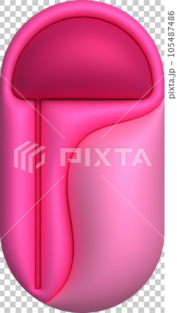 3d illustration sleeping bag camping bed for tourists Hiking gear for sleeping. 3d illustration sleeping bag camping bed for tourists Hiking gear for sleeping. 105487486