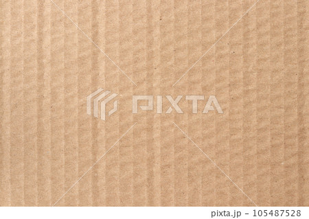 Brown cardboard sheet abstract background, texture of recycle paper box in old vintage pattern for design art work. 105487528