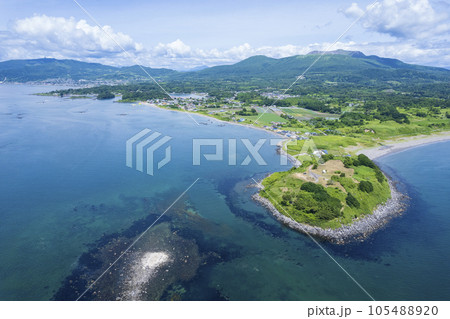 北海道 アルトリ岬を空撮 北海道 アルトリ岬を空撮 105488920