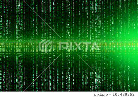 binary code on binary code backgroundのイラスト素材 [105489565] - PIXTA