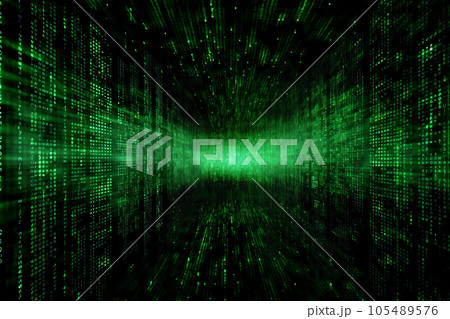 binary code on binary code background binary code on binary code background 105489576