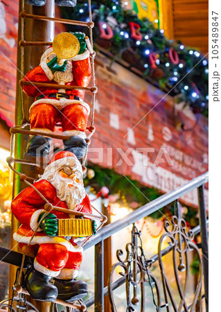サンタ サンタクロース クリスマスイブ クリスマス アメリカンビレッジ カラフル 楽器 サンタ サンタクロース クリスマスイブ クリスマス アメリカンビレッジ カラフル 楽器 105489847