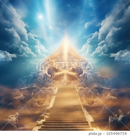 Way to Heaven in clouds Way to Heaven in clouds 105490759