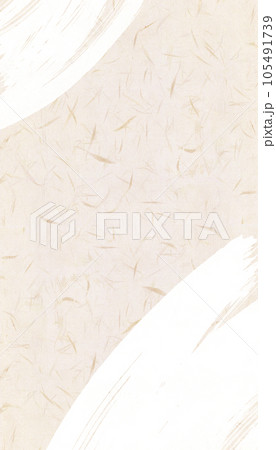 和紙風背景素材　和紙テクスチャ 105491739