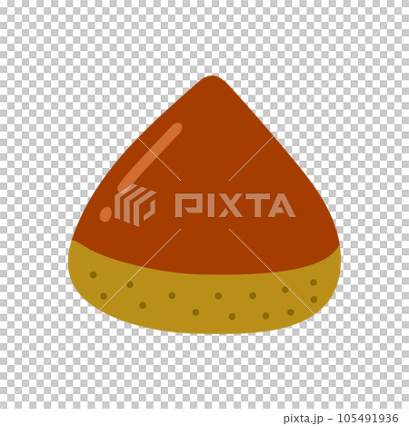 Simple chestnut illustration 105491936