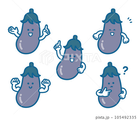 ナスのキャラクター 105492335
