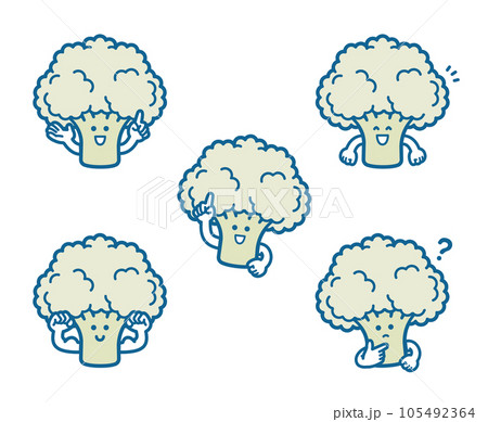 カリフラワーのキャラクター 105492364
