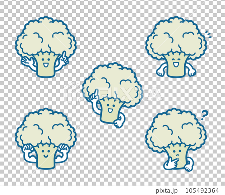 カリフラワーのキャラクター 105492364