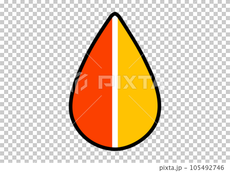 Maple leaf mark, old elderly mark sticker, dead leaf mark illustration Maple leaf mark, old elderly mark sticker, dead leaf mark illustration 105492746