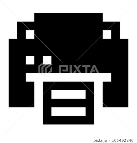 Printer icon. Internet technology concept. Icon in line style 105492840