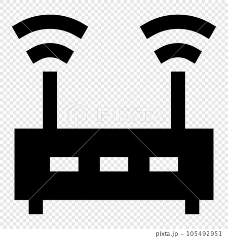 Access Point icon. Internet technology concept. Icon in line style Access Point icon. Internet technology concept. Icon in line style 105492951