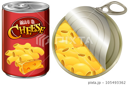 Cheese snack canned food Cheese snack canned food 105493362