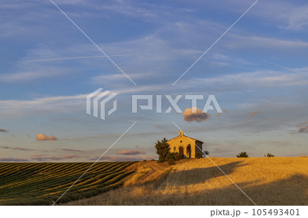Chapel in Plateau de Valensole, Provence, France 105493401