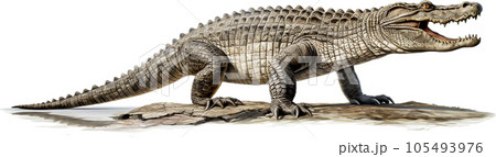 ワニのイメージ - image of Crocodile No1-5 - 105493976