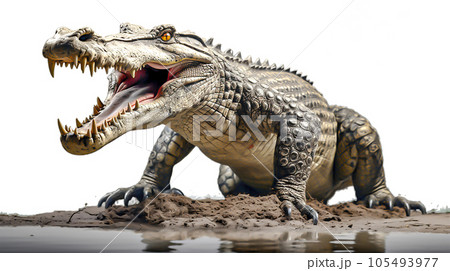 ワニのイメージ - image of Crocodile No1-6 -のイラスト素材 