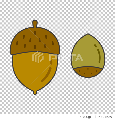 autumn simple acorn illustration autumn simple acorn illustration 105494689